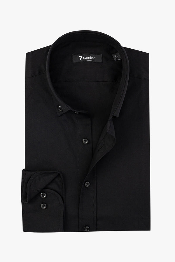 Leonardo Essential Poplin Man Shirt Black