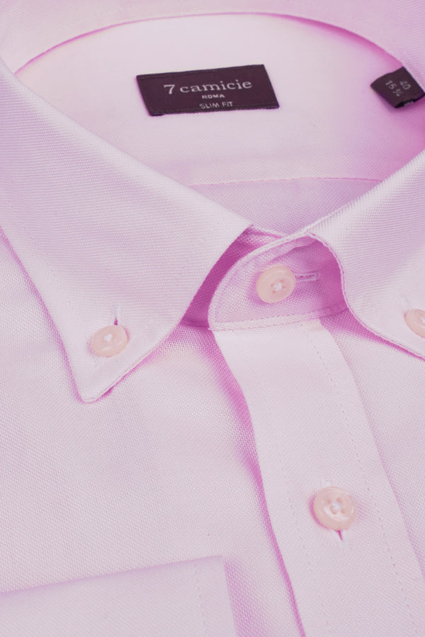 Camicia Uomo Leonardo Oxford Rosa