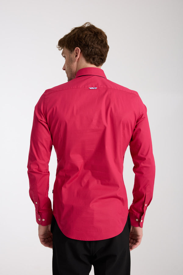 Camisa Hombre Donatello Iconic Popelin Stretch Rosa