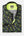Camisa Hombre Donatello Iconic Popelin Stretch Negro Verde