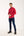 Donatello Poplin Stretch Man Shirt Red