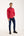 Donatello Poplin Stretch Man Shirt Red