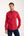 Donatello Poplin Stretch Man Shirt Red