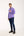 Donatello Iconic Poplin Stretch Man Shirt Purple