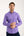 Donatello Iconic Poplin Stretch Man Shirt Purple