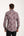 Donatello Poplin Stretch Man Shirt Grey Red