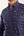 Camicia Uomo Donatello Iconic Popelin Stretch Blu Viola