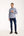 Camicia Uomo Donatello Iconic Popelin Stretch Blu Bianco