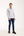 Camisa Hombre Donatello Iconic Popelin Stretch Blanco Azul