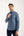 Camicia Uomo Donatello Iconic Popelin Stretch Blu Giallo