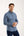 Camicia Uomo Donatello Iconic Popelin Stretch Blu Giallo