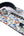 Donatello Iconic Herren Hemd Poplin Stretch Weiss Blau