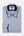 Sport Herren Hemd Jacquard Blau Weiss