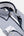 Sport Herren Hemd Jacquard Blau Weiss