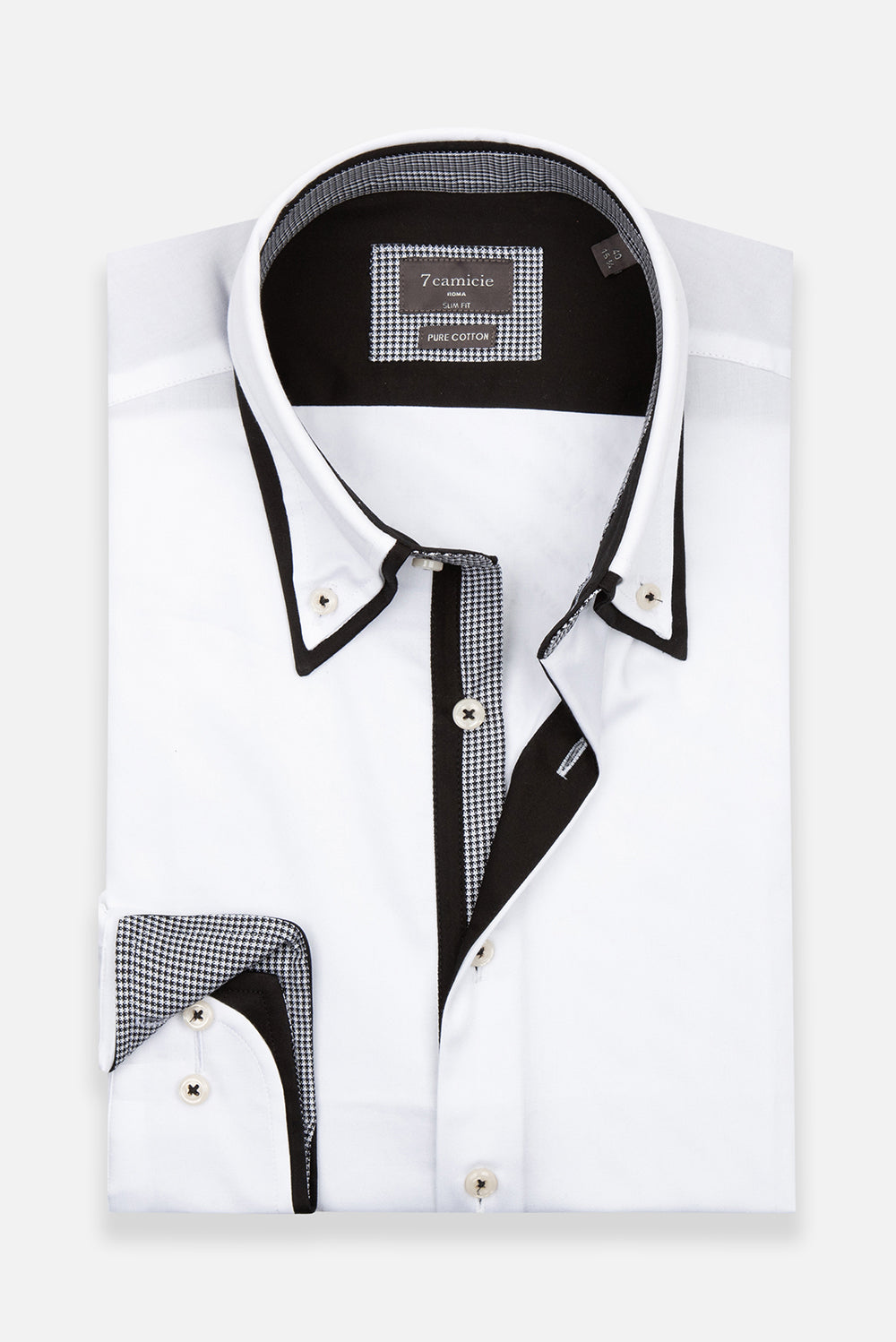 Chemise Homme Iconic Satin Blanc – Camicie