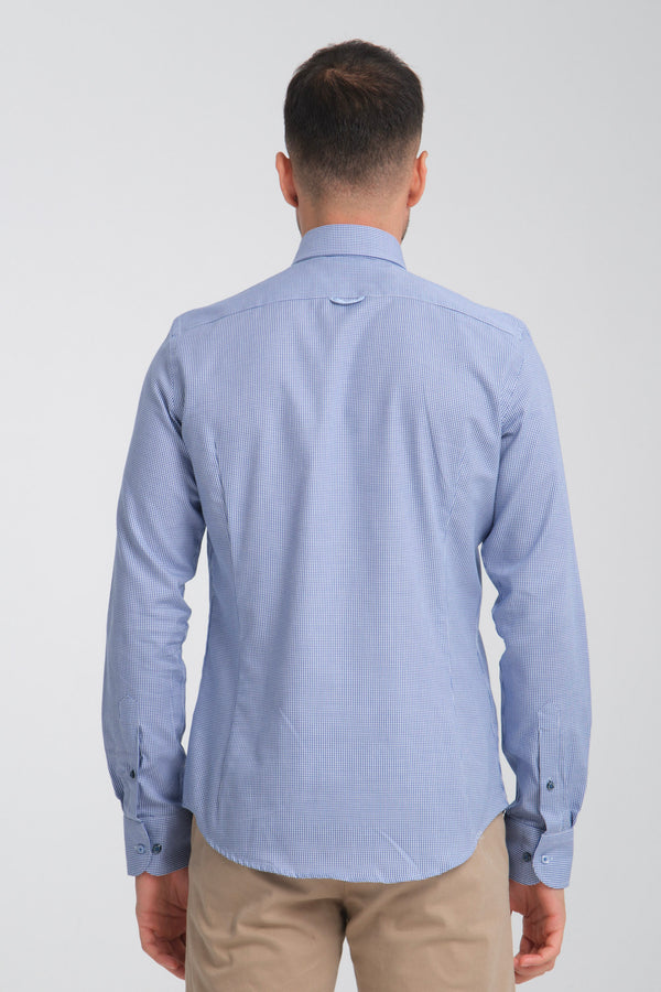 Sport Armored Man Shirt Blue White