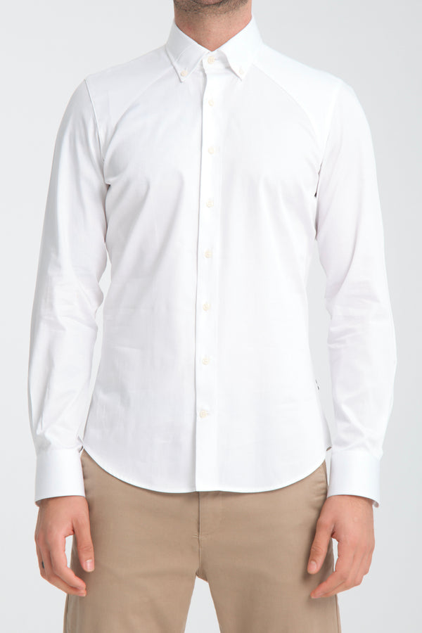 Camisa Hombre Essential Satin Blanco