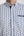 Iconic Herren Hemd Kurzarm Leinen Weiss Blau