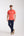 Herren Hemd Kurzarm Poplin Stretch Rot