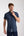 Iconic Poplin Stretch Man Shirt Short Sleeve Blue
