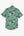 Leonardo Sport Linen Man Shirt Short Sleeve Green Blue