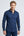 Francesco Iconic Herren Hemd Poplin Stretch Blau