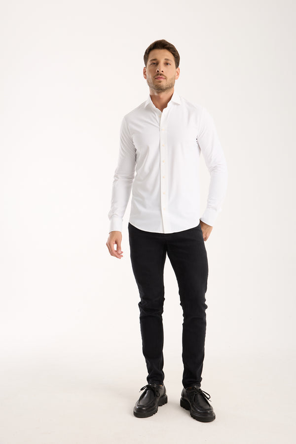 Essentials Tencel Man Shirt White