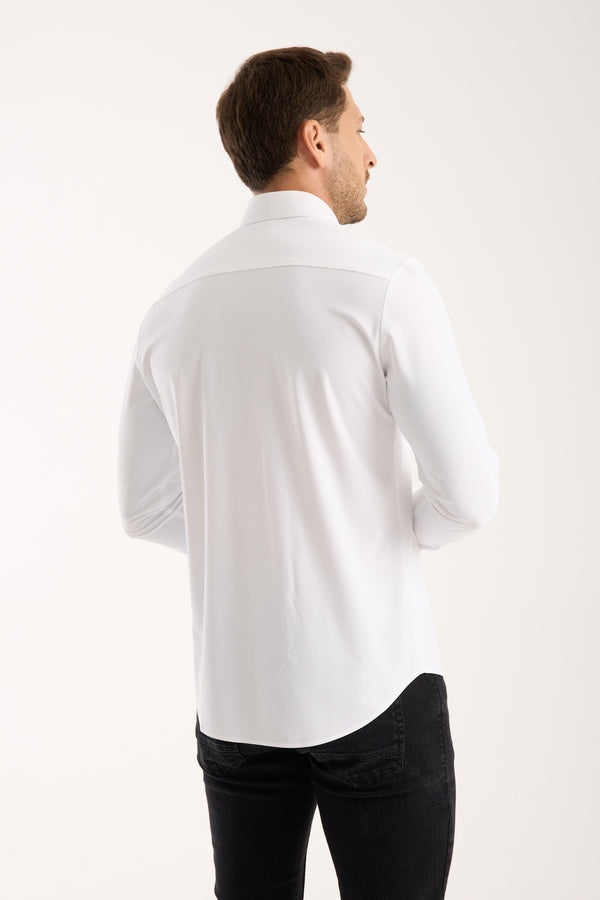 Essentials Tencel Man Shirt White