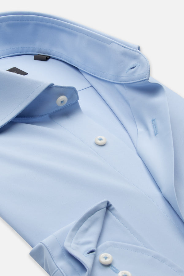 Essentials Tencel Man Shirt Light Blue