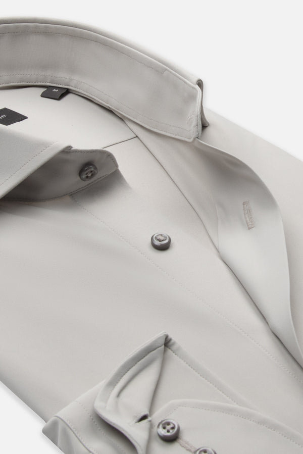 Essentials Tencel Man Shirt Light Grey