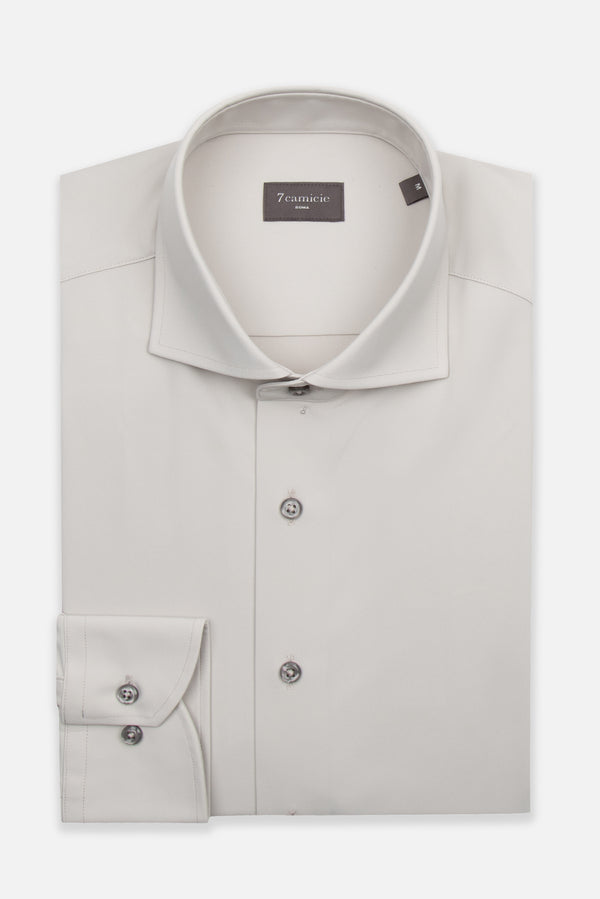 Essentials Tencel Man Shirt Light Grey