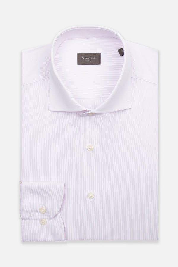 Essentials Tencel Man Shirt Pink White