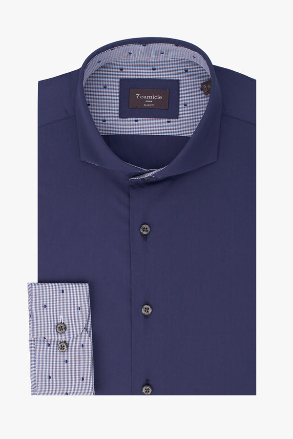 Sport Poplin Man Shirt Blue