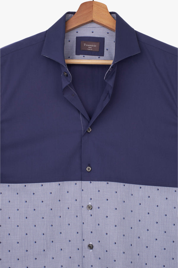 Sport Poplin Man Shirt Blue