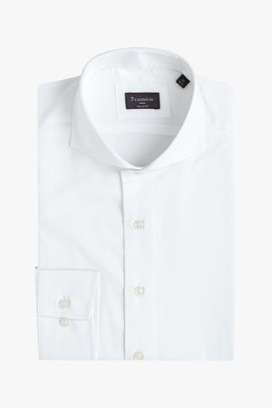 Camisa Hombre Essential Twill Blanco