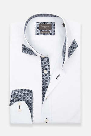 Poplin Stretch Man Shirt White