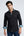 Camisa Hombre Popelin Stretch Negro