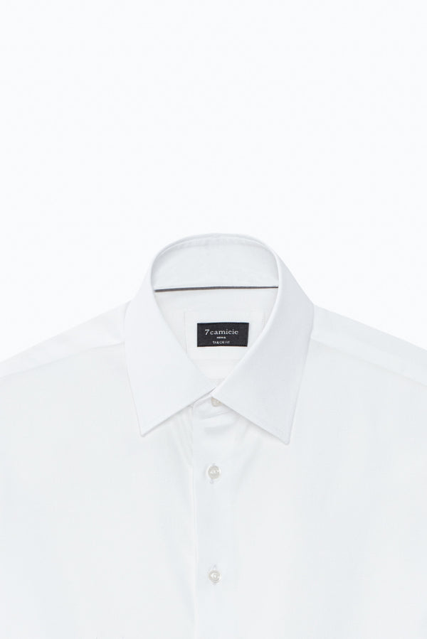 Marcello Essential Herren Hemd Popelin Weiss Buegelfreie