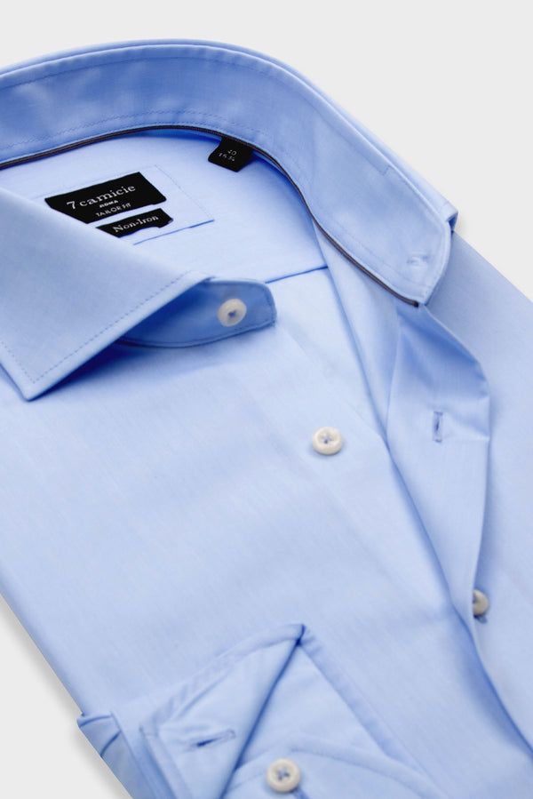 Marcello Essentials Poplin Man Shirt Light Blue