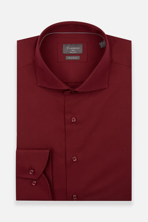 Marcello Essentials Poplin Man Shirt Red Non Iron