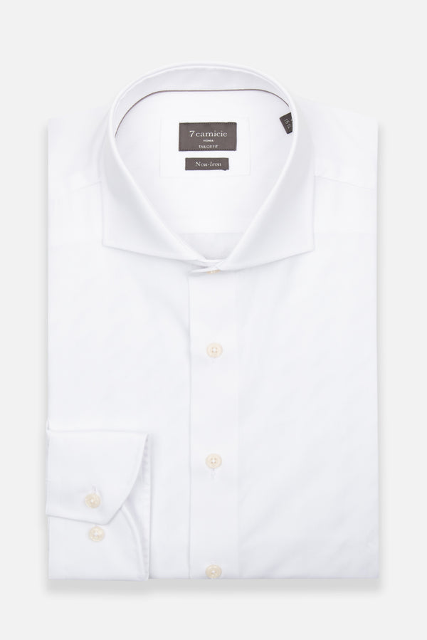 Camisa Hombre Marcello Essential Twill Blanco Sin plancha