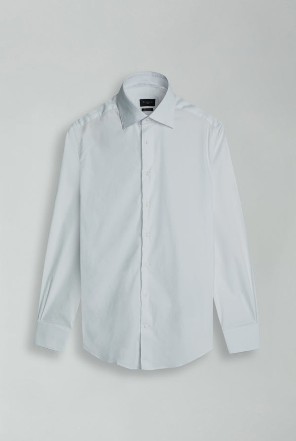 Herren Hemd Premium-Baumwolle Oxford Pinpoint  Weiss