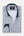 Firenze Sport Poplin Stretch Man Shirt White Light Blue