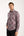 Camicia Uomo Firenze Sport Popelin Stretch Grigio Rosso