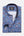 Firenze Sport Herren Hemd Poplin Stretch Blau Orange