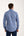 Firenze Sport Herren Hemd Poplin Stretch Blau Orange