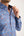 Firenze Sport Herren Hemd Poplin Stretch Blau Orange