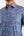 Firenze Sport Herren Hemd Poplin Stretch Blau Orange