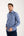 Firenze Sport Herren Hemd Poplin Stretch Blau Orange