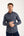 Camisa Hombre Firenze Sport Popelin Stretch Azul Naranja